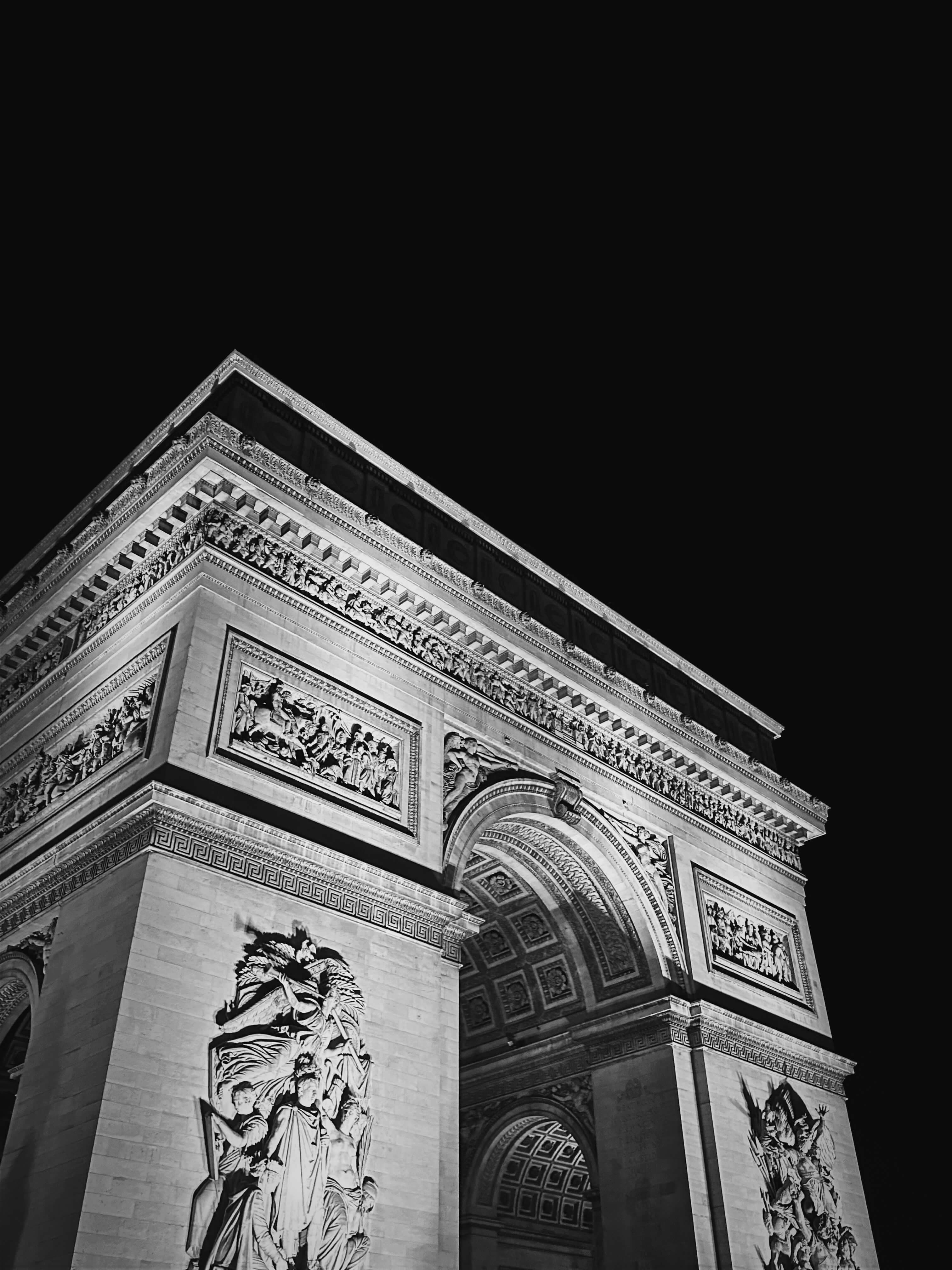 Arc de Triomphe, Paris, France.